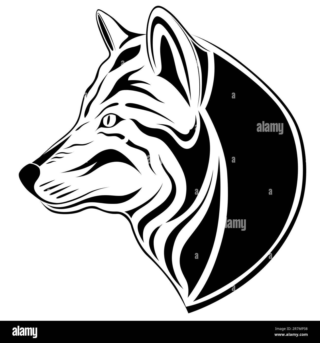 Wallpaper #4h3xLJMBlOZrFDOkhswd229 Abstract Wolf Tattoo Stock Vector Image Art Alamy