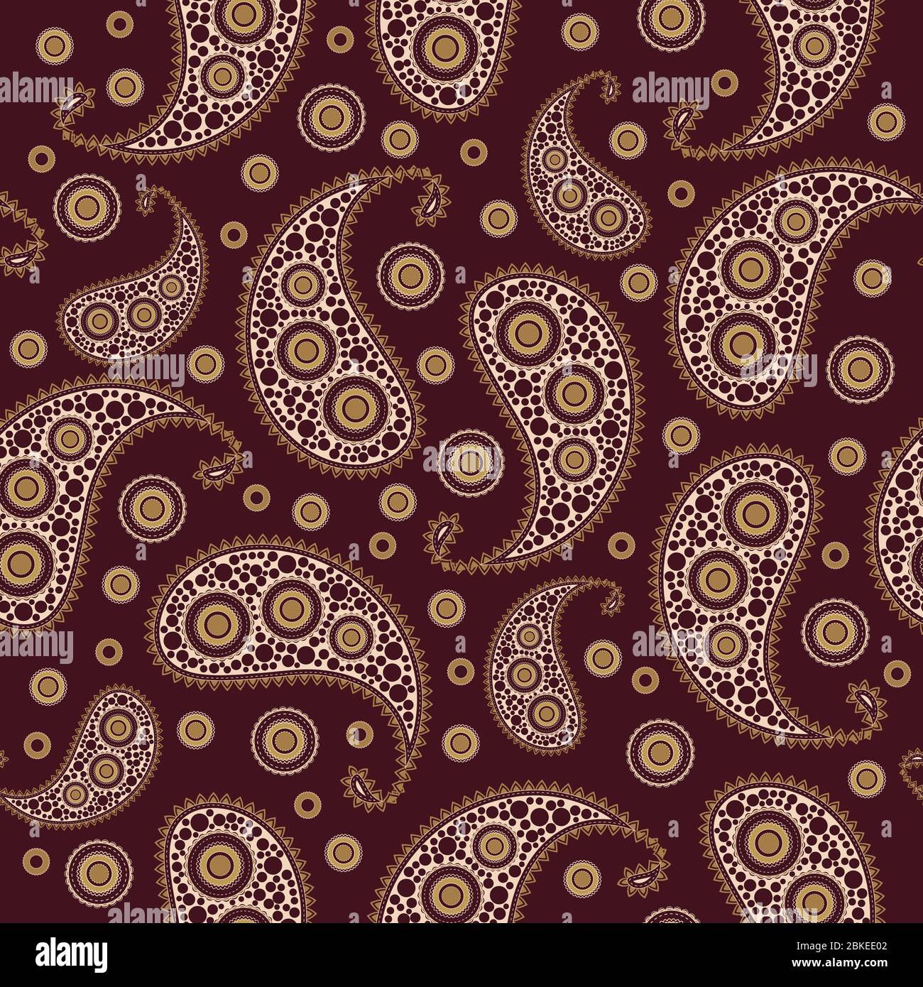 Wallpaper #uxkp-44BtGB6xQ78AUaf16 Vector Flower Paisley Seamless Pattern Element Stock Vector Image Art