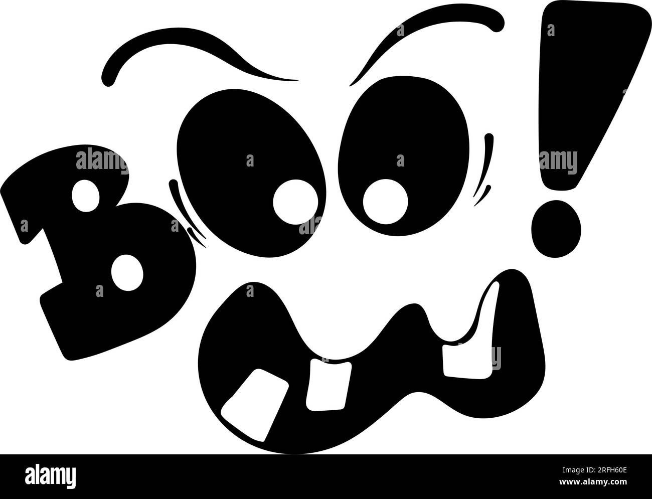 Wallpaper #Ix3SLZMBlOZrFDOkl9Jx390 Cartoon Halloween Clip Art of a Ghost with a Scary Face Saying Boo