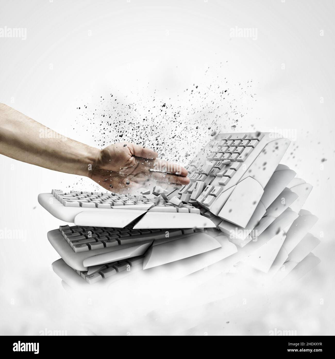 Wallpaper #p2fJ6JIBSpphPi3-wz7s4 Keyboard Smash Digitization Keyboards Smashs Stock Photo Alamy