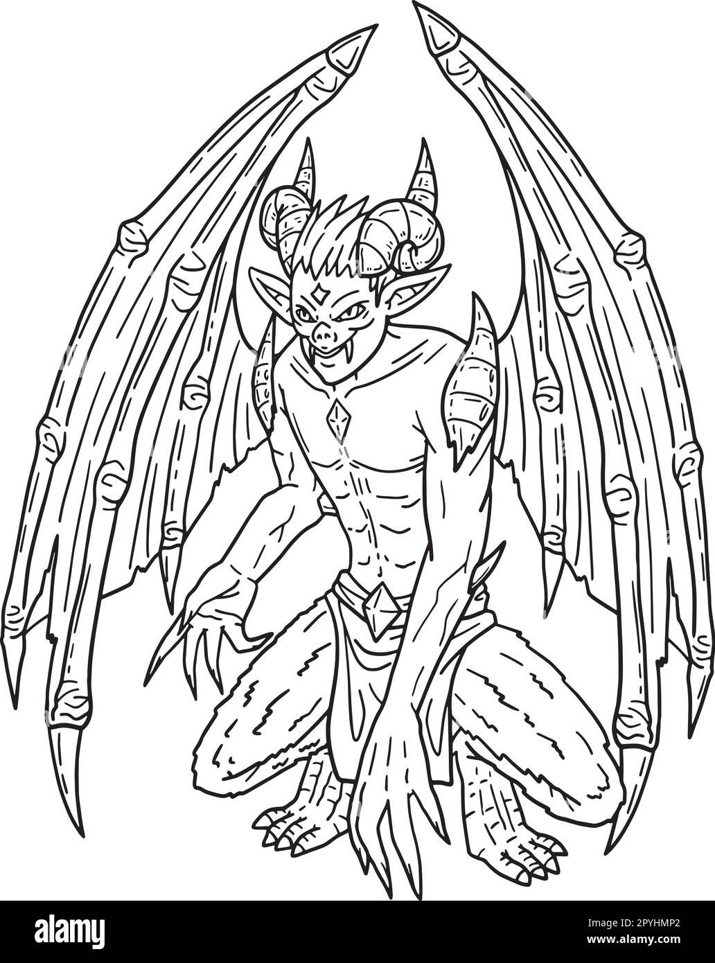 Wallpaper #s2eZ6JIBSpphPi3-Fj1x263 Gargoyle Drawing Black White