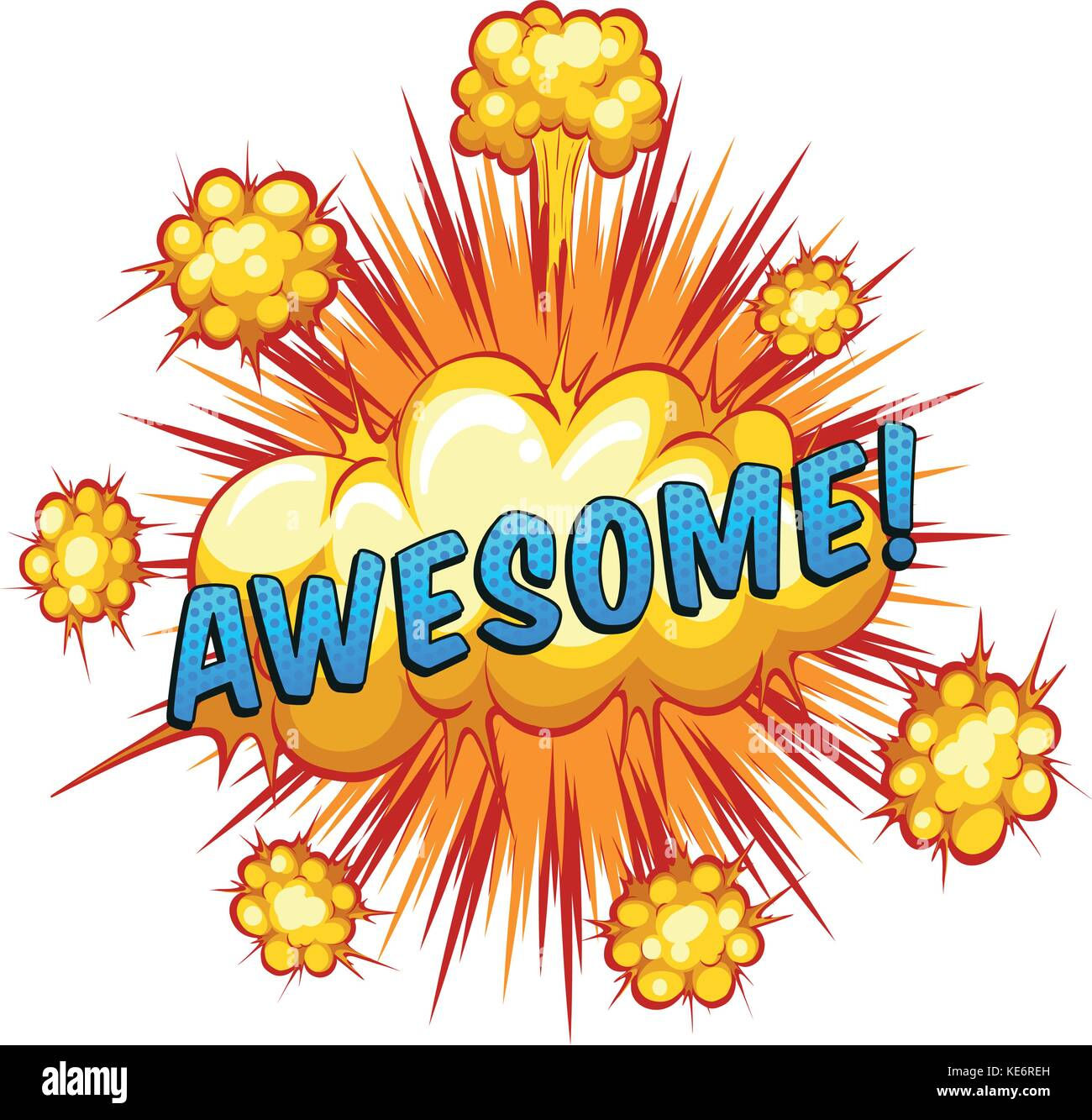 Wallpaper #nWdA85IBSpphPi3-JnTg2 Word Awesome with Cloud Explosion Background Stock Vector Image Art