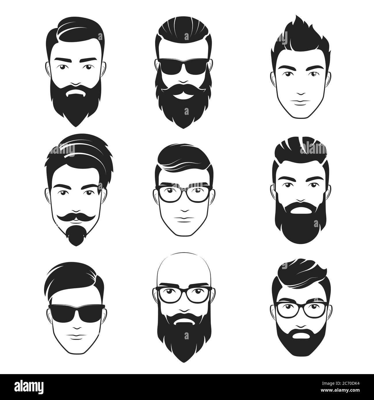 Wallpaper #1zEZNpMB5zzyi_yY1Vho268 Young Men Beards Stock Vector Images Alamy