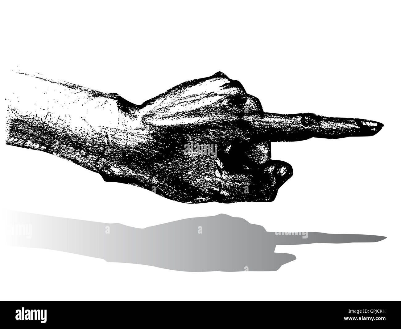 Wallpaper #nLgf2JIBJvJKYCmEN-Zo118 Pointing Hand Sketch Stock Photo Alamy