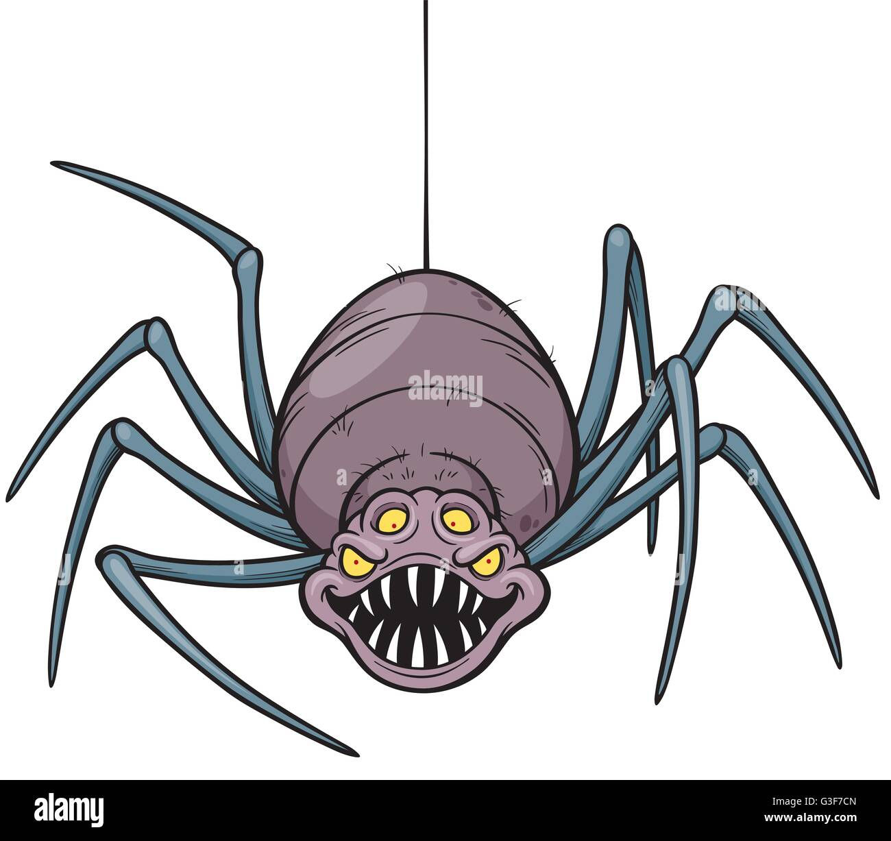 Wallpaper #46455 Brown Spider Cartoon Isolated Illustration Stock Vector Image Art Alamy