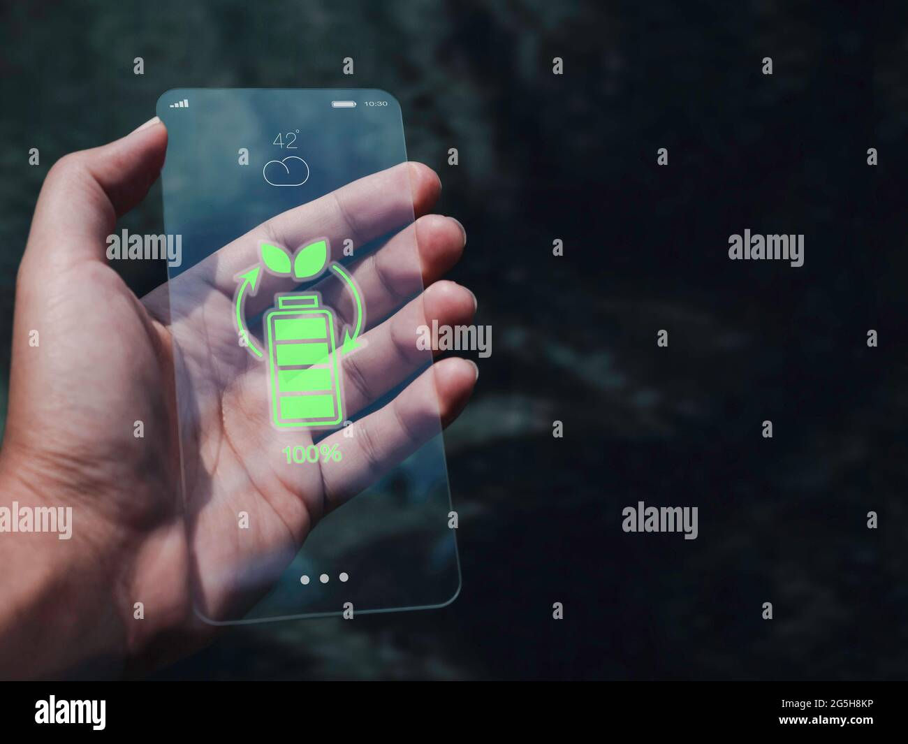 Wallpaper #zmfP-5IBSpphPi3-dpXT112 Futuristic Modern Transparent Glass Phone Technology Concept Renewable
