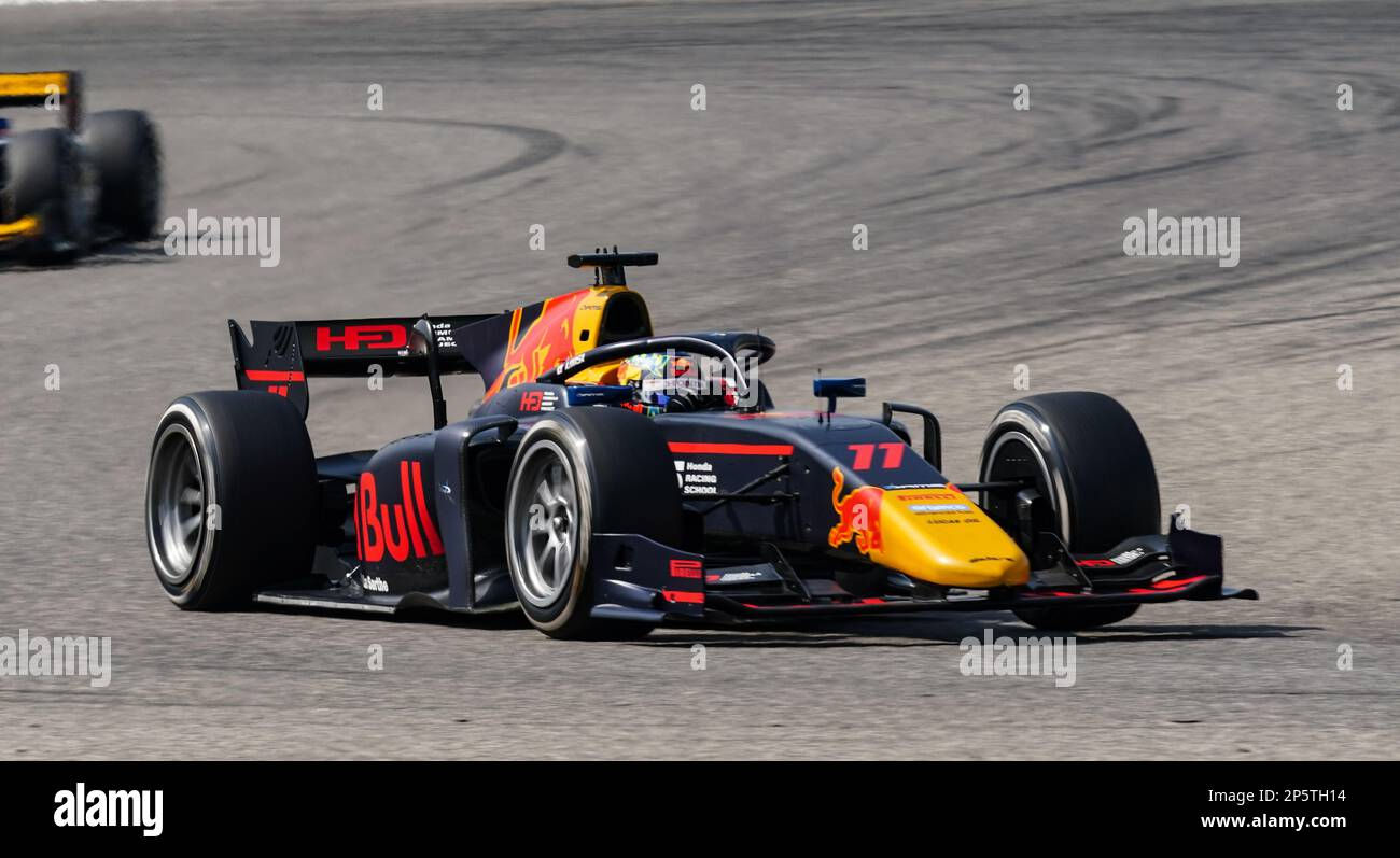 Wallpaper #FWfV7ZIBSpphPi3-5Vrx150 Dams Ayumu Iwasa During the F2 Feature Race Ahead of the Bahrain Grand
