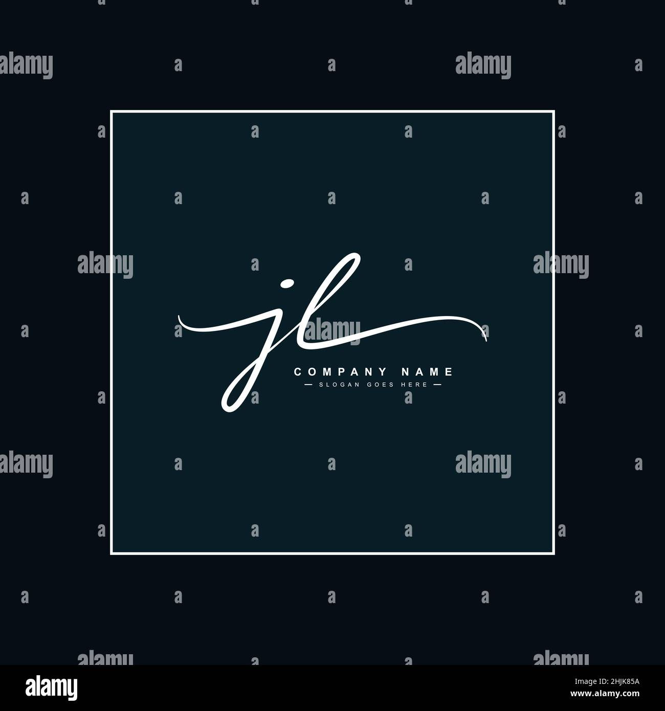 Wallpaper #32gDHZMBSpphPi3-UySa182 Initial Letter Jl Logo Hand Drawn Signature Style Logo Simple