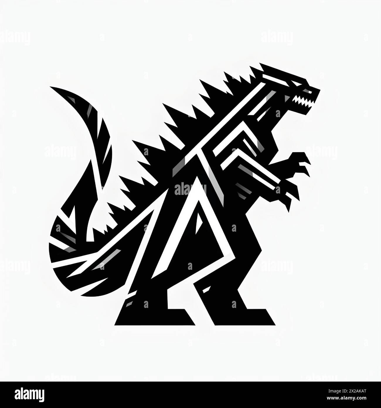 Wallpaper #8c6vJZMB71dOy6JZMRQu368 Godzilla Monster Kaiju Simple Vector Stock Vector Image Art Alamy