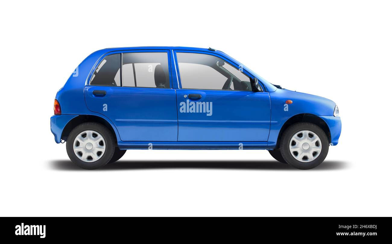 Wallpaper #2LiU1pIBJvJKYCmEZt7_49 Small Japanese Hatchback Car Side View Isolated on White Background