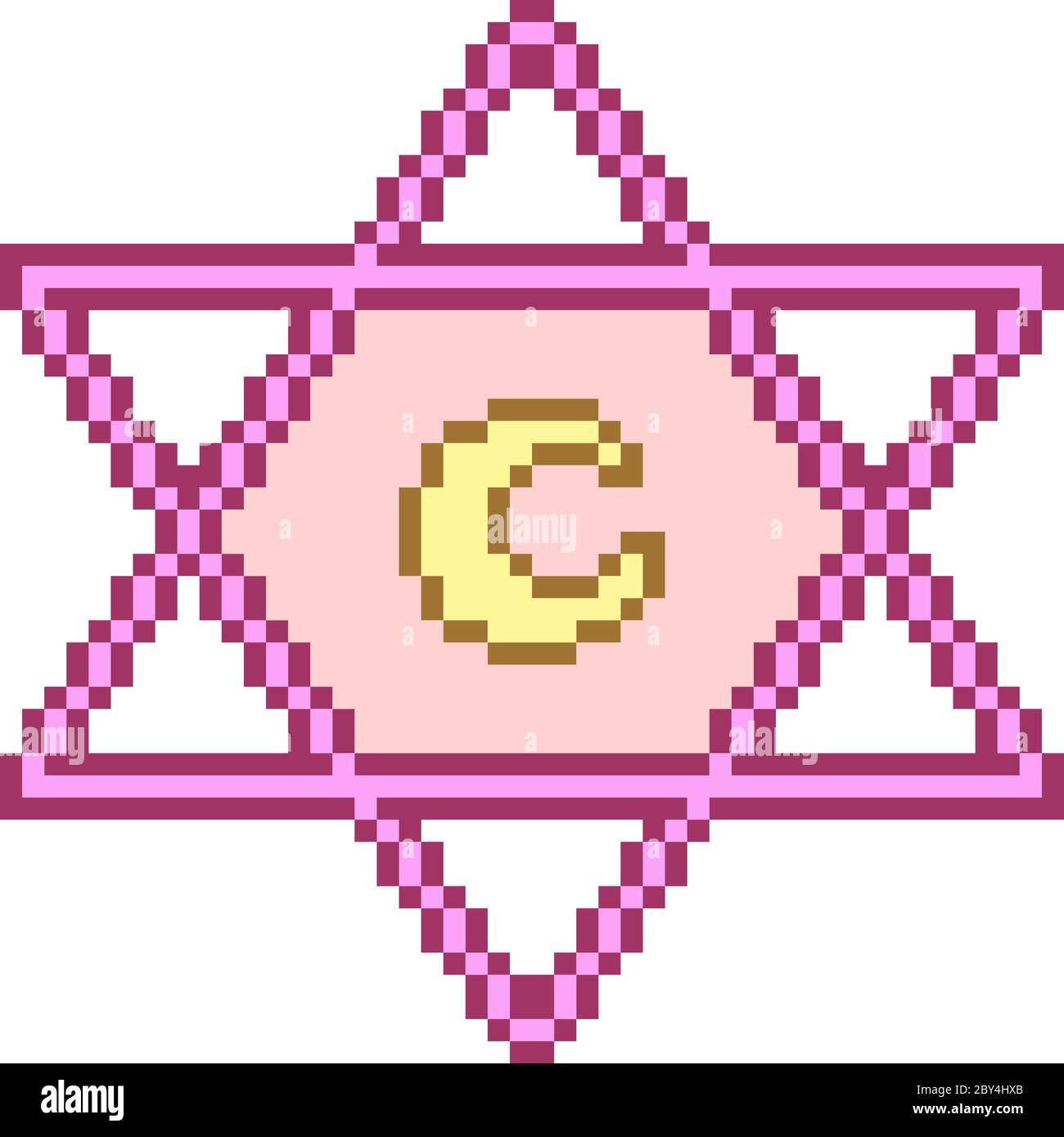 Wallpaper #1Gc765IBSpphPi3-00r623 Vector Pixel Art Magic Star Isolated Stock Vector Image Art Alamy