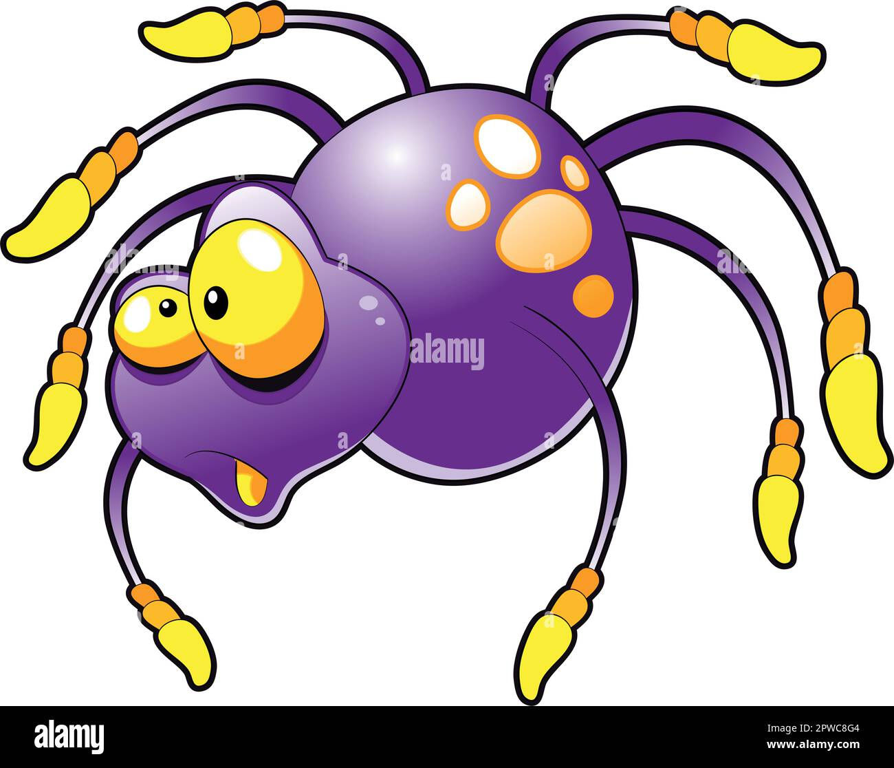 Wallpaper #46455 Brown Spider Cartoon Isolated Illustration Stock Vector Image Art Alamy