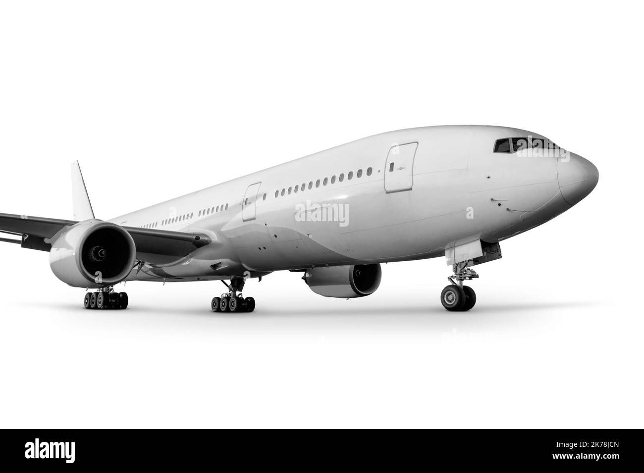 Wallpaper #x0AZMJMBJhL2WPba9L9t560 Wide Body Passenger Airliner Isolated on White Background Stock Photo