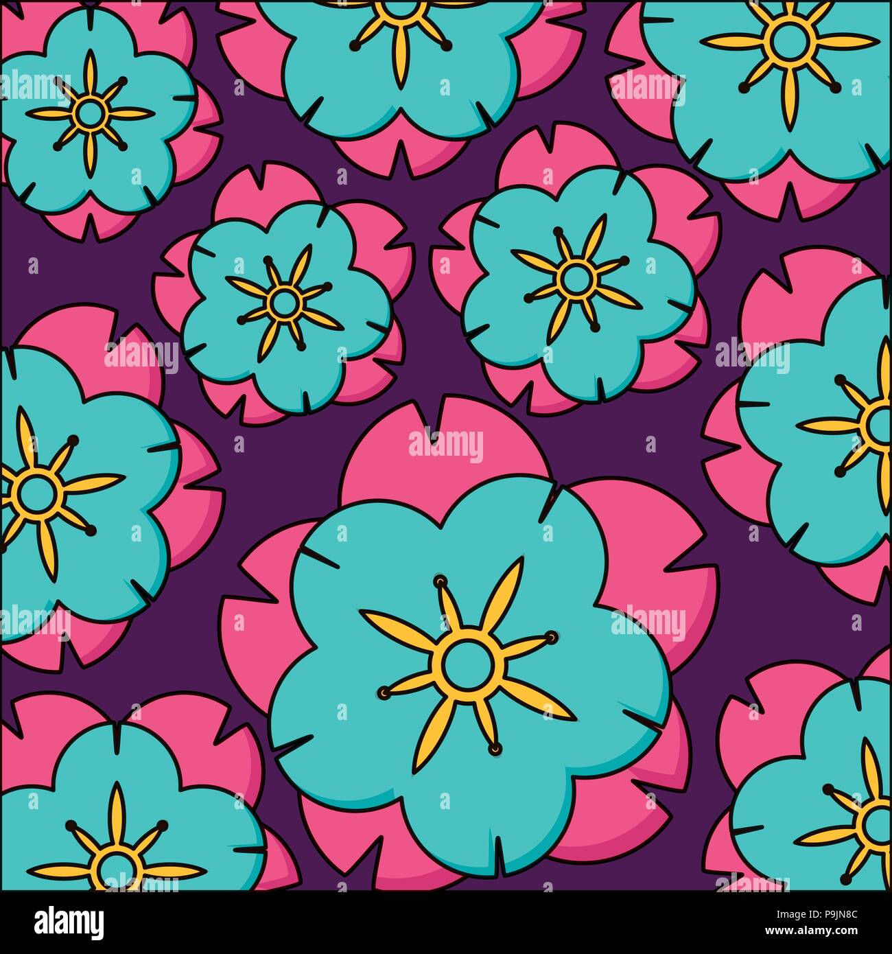 Wallpaper #4GdP9JIBSpphPi3-k3mn64 Background of Beautiful Flowers Pattern Colorful Design Vector