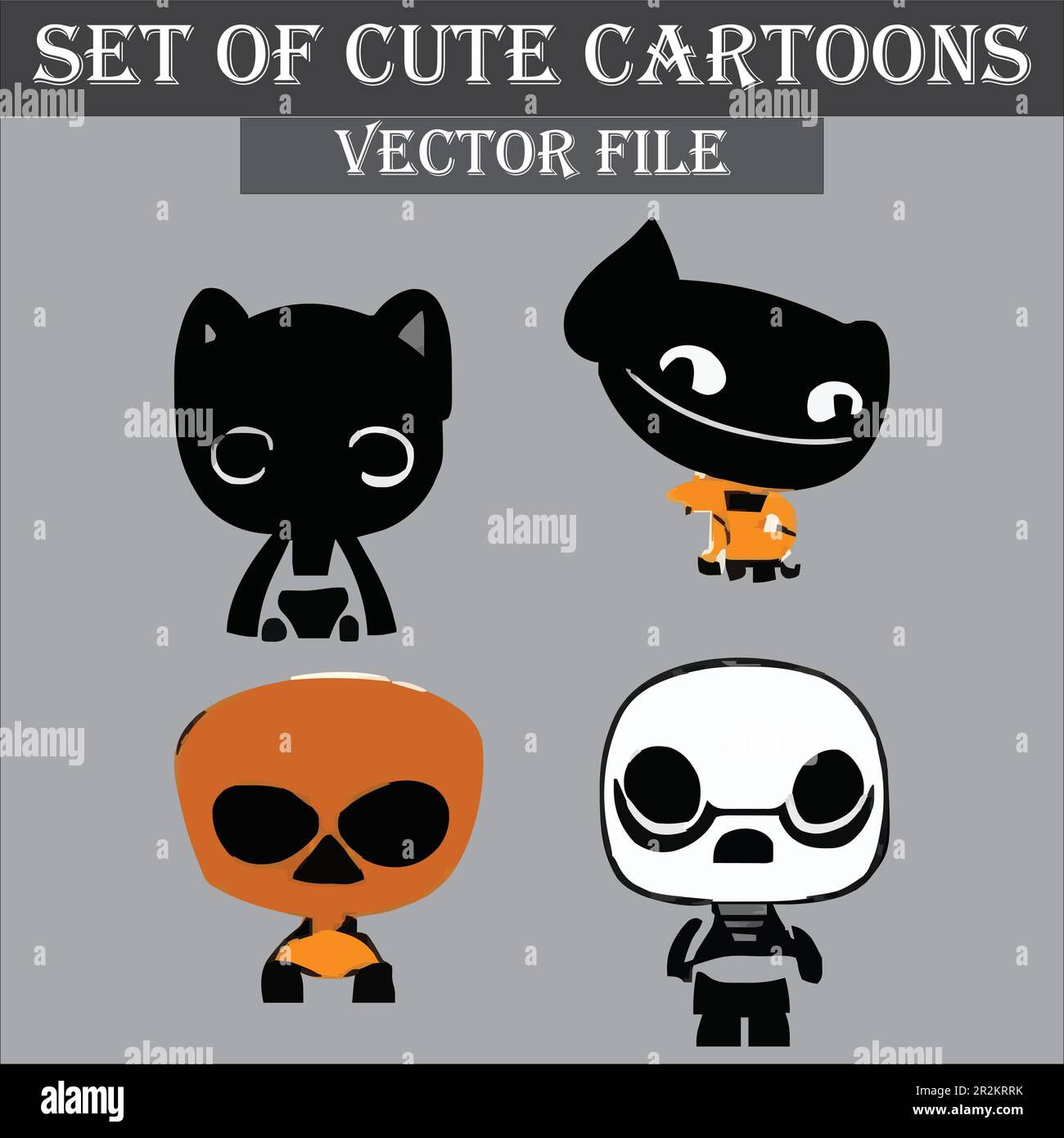 Wallpaper #mrgA2pIBJvJKYCmEOe9286 Cute Cartoon Characters Designs Vector File Stock Vector Image Art
