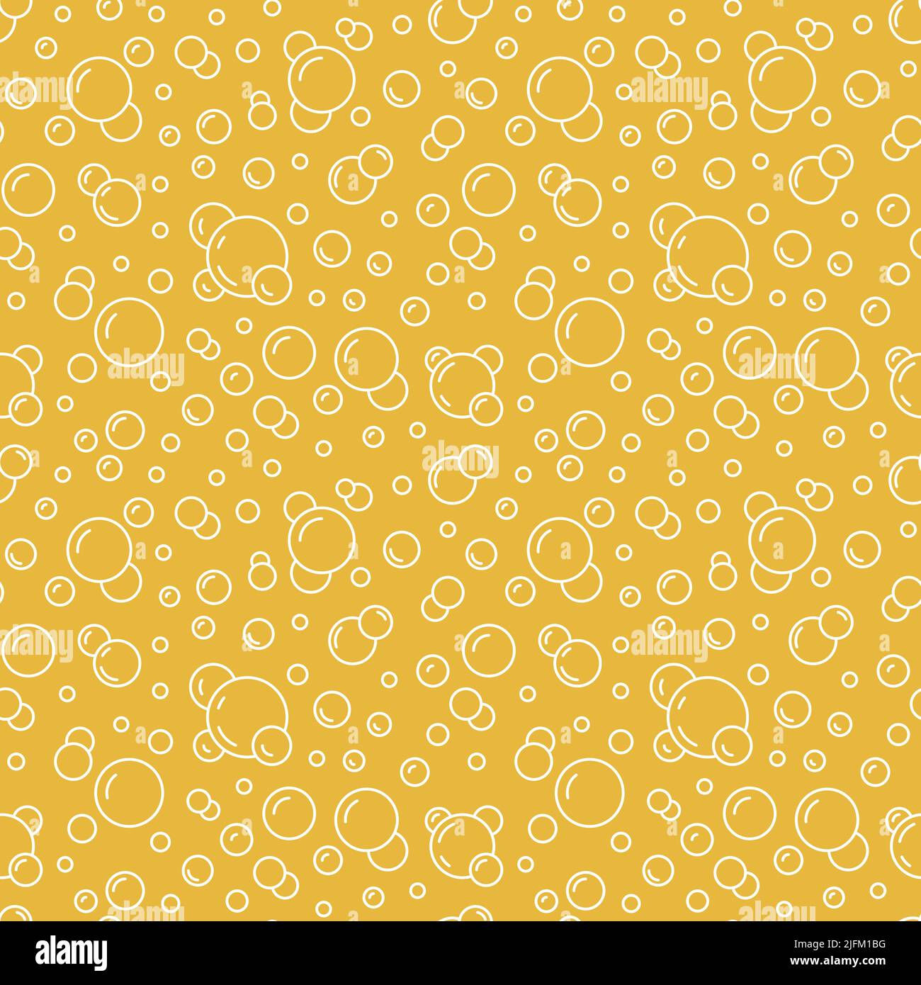 Wallpaper #4WcM6pIBSpphPi3-bkQ1183 Bubbles Vector Seamless Pattern with Flat Line Icons Yellow White