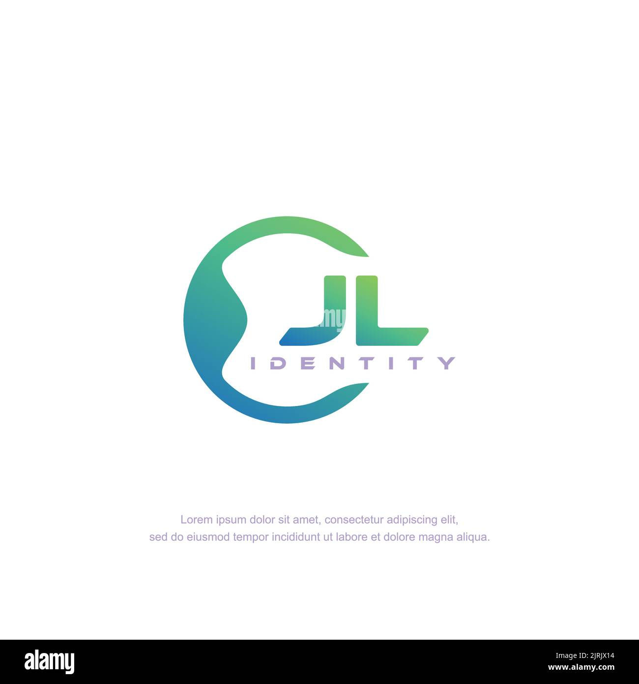 Wallpaper #32gDHZMBSpphPi3-UySa124 Jl Initial Letter Circular Line Logo Template Vector with Gradient