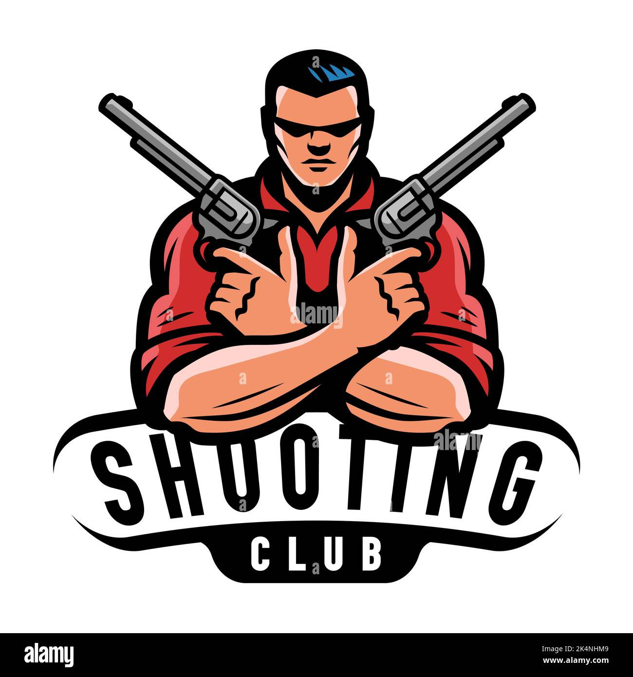 Wallpaper #uxrlTZMB1yWOL4qgy3xo345 Man Two Pistols Stock Vector Images Alamy