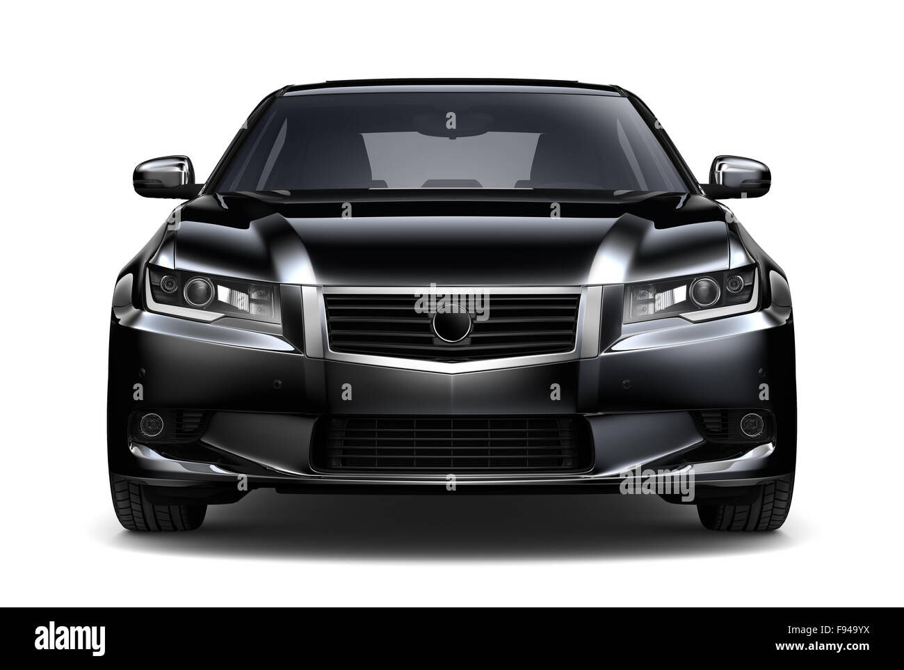 Wallpaper #QWd37pIBSpphPi3-ql0r196 Black Generic Car Front View Stock Photo Alamy