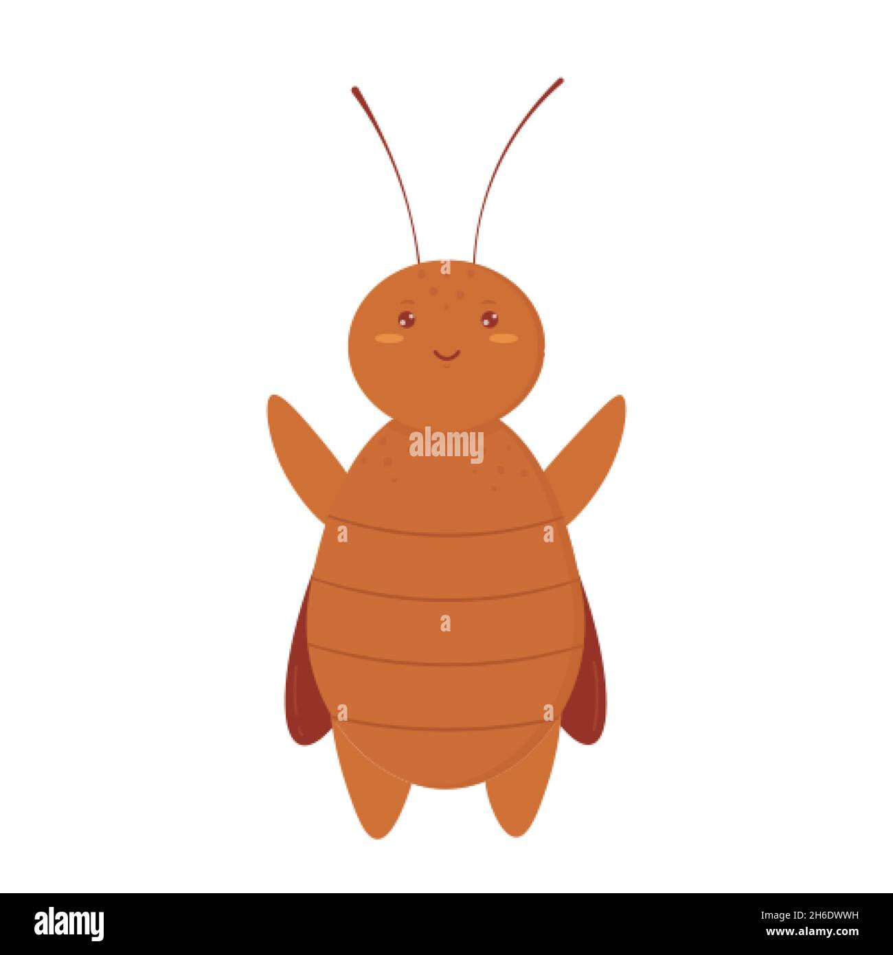 Wallpaper #SWdXCpMBSpphPi3-q9Qk179 A Cute Cartoon Smiling Cockroach Insect Art Stock Vector Image Art