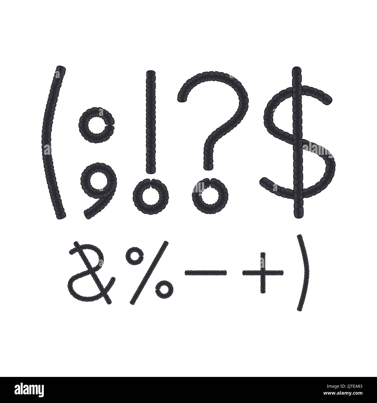 Wallpaper #fGd1AJMBSpphPi3-QqZu397 Font Signs Symbols from Dreadlocks Isolated Vector Objects on a