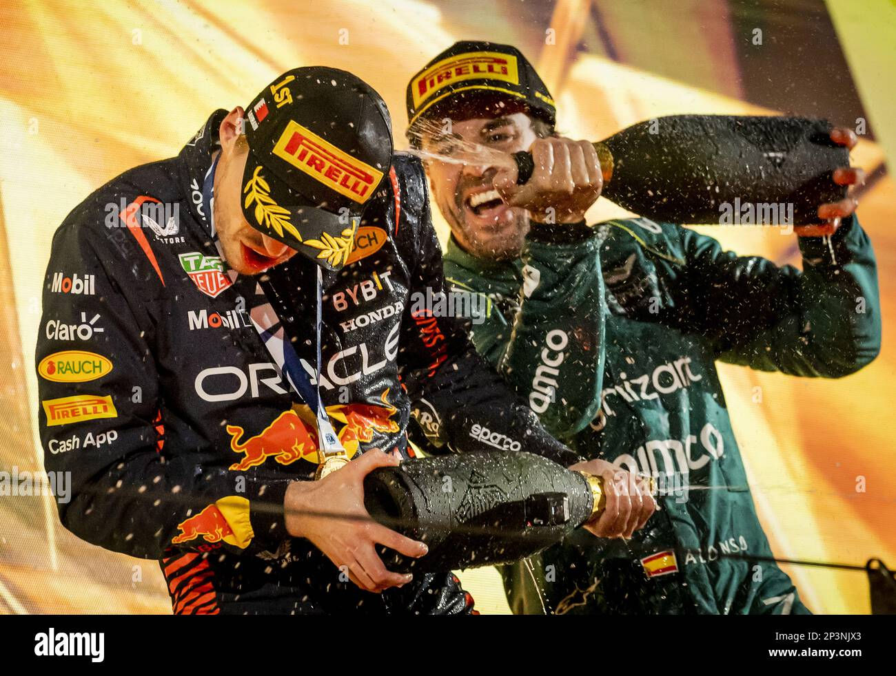 Wallpaper #FWfV7ZIBSpphPi3-5Vrx315 Bahrain Max Verstappen Red Bull Racing and Fernando Alonso Aston