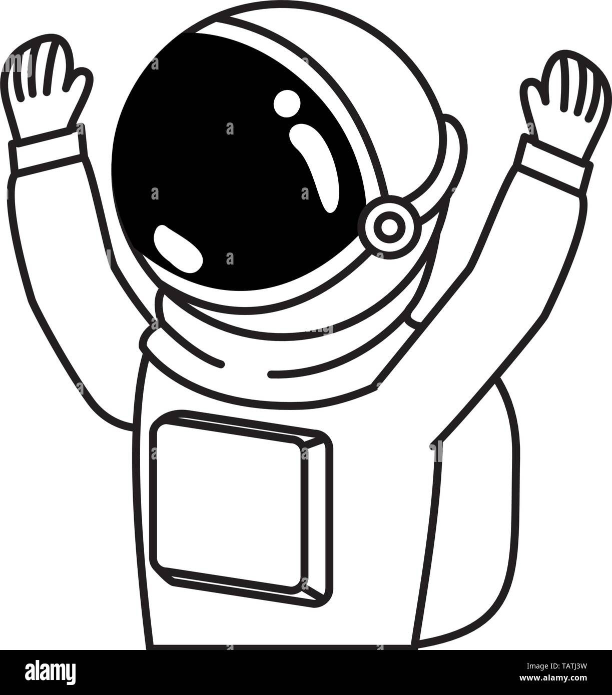 Wallpaper #e2eE_JIBSpphPi3-ZZiW363 Astronaut with Spacesuit in White Background Stock Vector Image Art