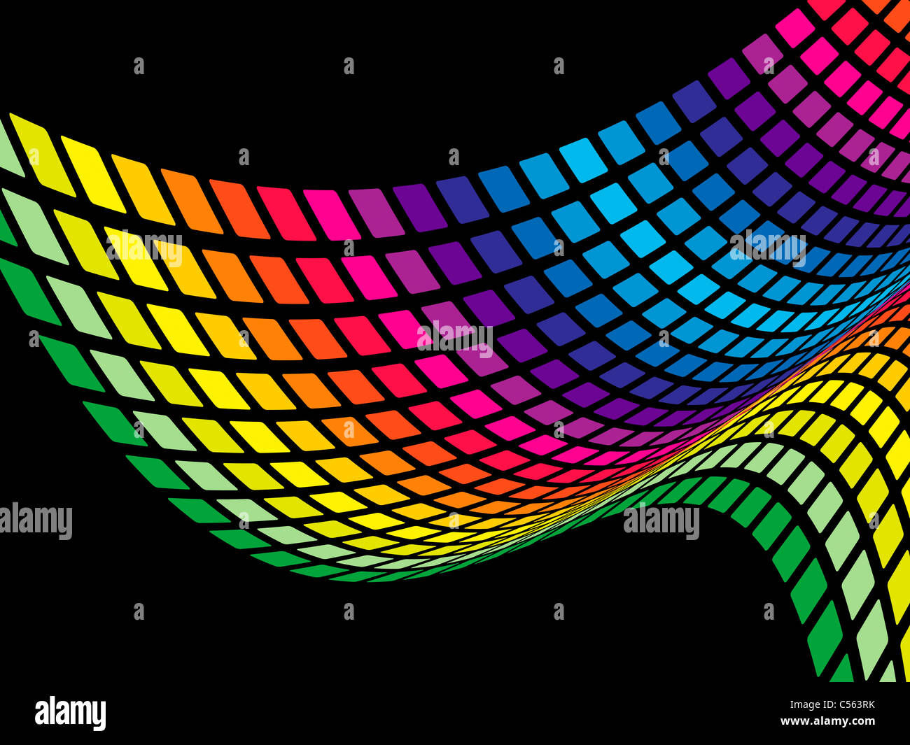 Wallpaper #A23NaZcBycdYOYFT2nGj34 Abstract Rainbow Wave Stock Photo Alamy