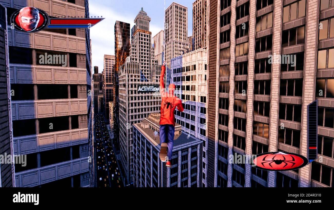 Wallpaper #0hmcEo8BtGB6xQ78DmM219 Spider Man Sony Playstation 2 PS2 Editorial Use Only Stock Photo