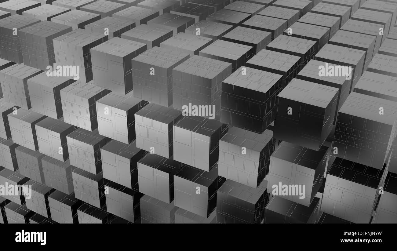 Wallpaper #_2cZC5MBSpphPi3-tdcF242 3D Geometry Techno Cubes Chrome Cubes 3D Rendering Stock Photo Alamy