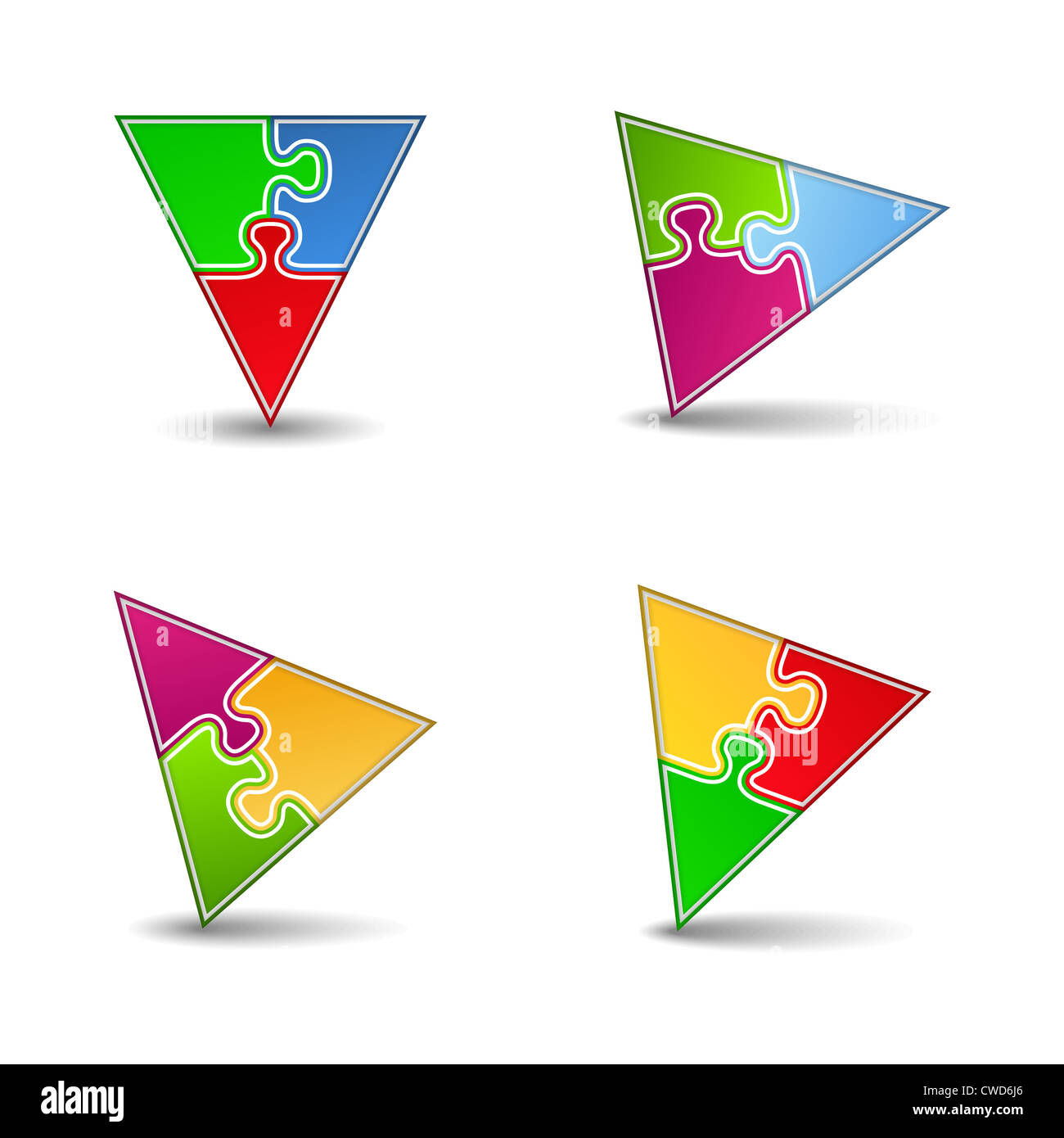 Wallpaper #_GcLCZMBSpphPi3-ZM3k59 Set of Abstract Puzzle Triangles Stock Photo Alamy