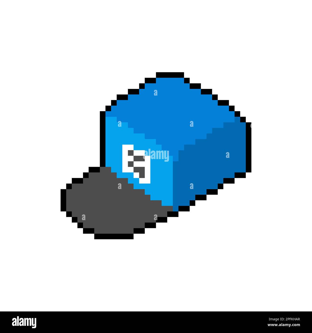 Wallpaper #txdfPpMBPLD5_VEN0t9L121 Postmans Cap Pixel Art 8 Bit Postal Worker Cap Stock Vector Image