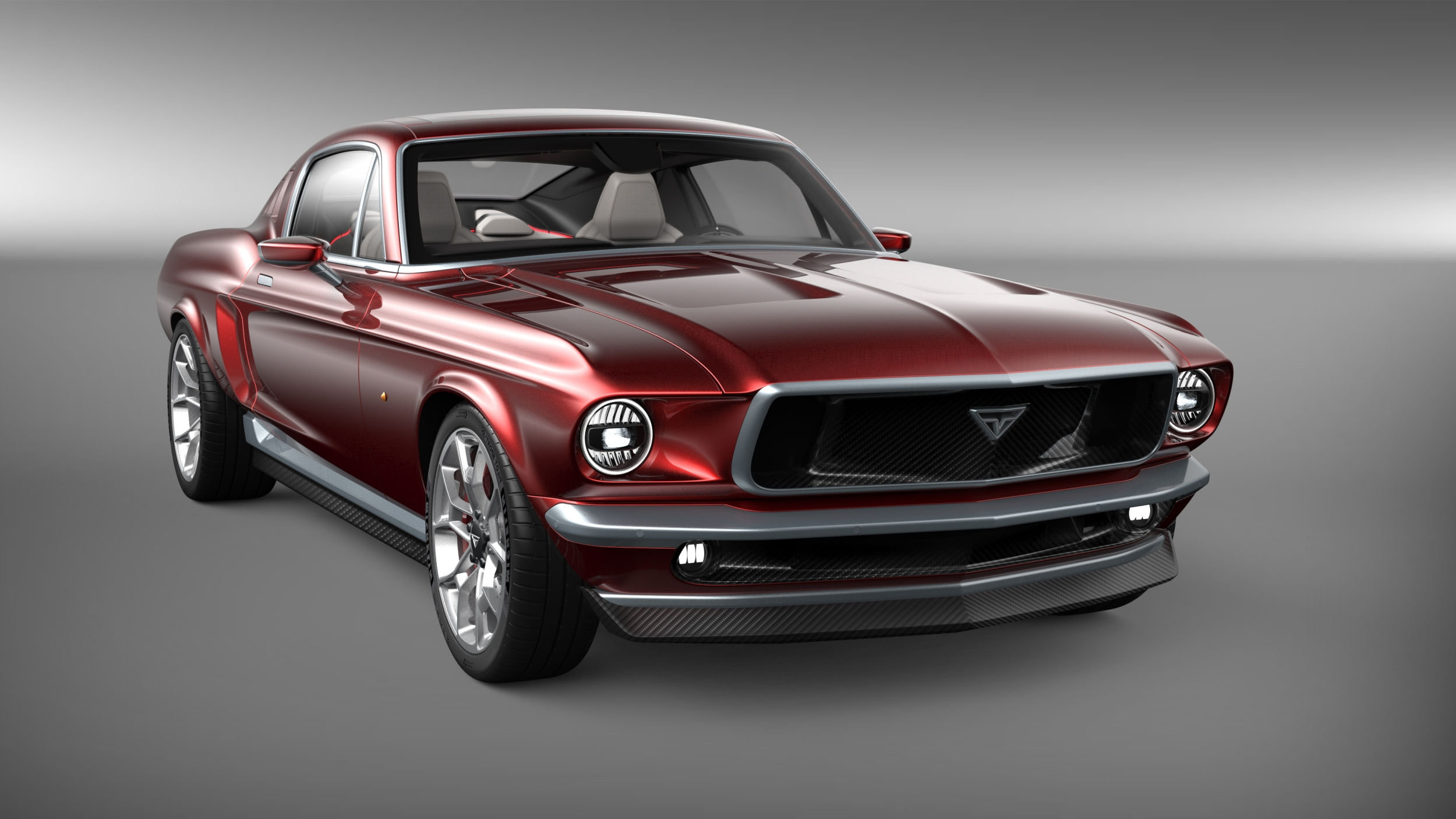 Wallpaper #FXN3iY4BFI5NbQksaiJ454 The Aviar R67 is a 840 Hp All Electric Classic Mustang Techspot