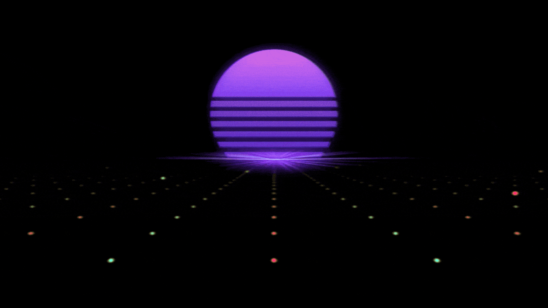 Wallpaper #FWf3_JIBSpphPi3-jZoC233 Retro Sunset Wallpaper 4K Gif