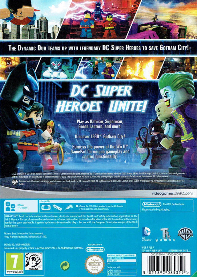 Wallpaper #PLn53ZIBJvJKYCmEwAP5196 Lego Batman 2 DC Super Heroes Box Shot for Wii Gamefaqs