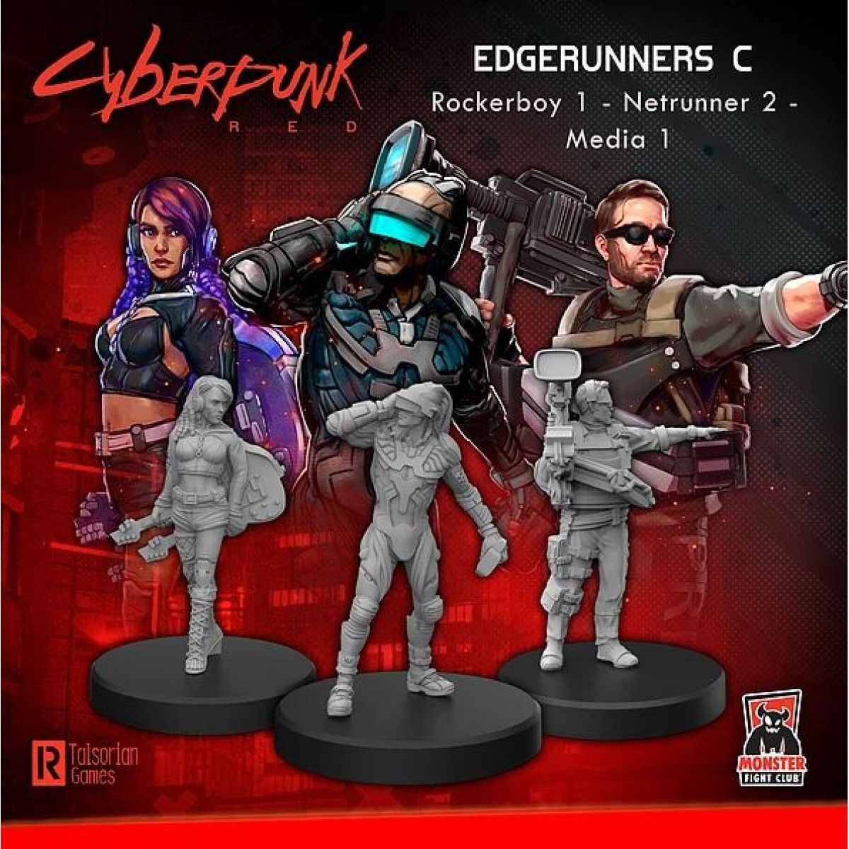 Wallpaper #b33c8I4Bnwiau_P6vQeX30 Cyberpunk Red Miniatures Edgerunners C Rocker Netrunner Media