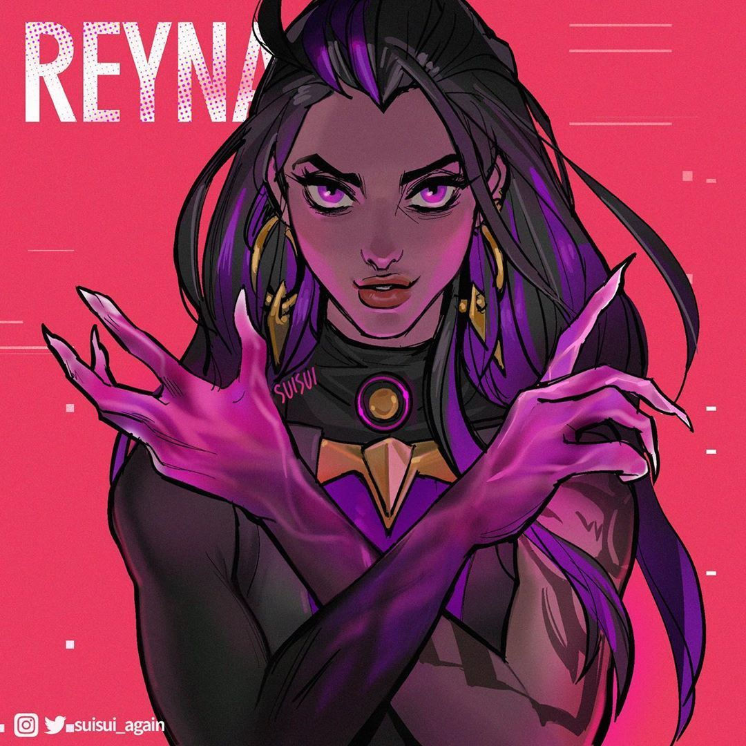 Wallpaper #omdh6JIBSpphPi3-0Dzc162 Reyna Valorant 4K Ultra HD Mobile Wallpaper Concept Art Characters Images