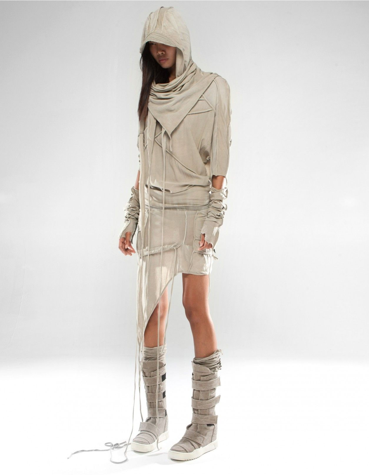 Wallpaper #mhlfMo8BtGB6xQ78BJdR48 Cyberpunk Dress Tunic Dress Sweater Dress Crochet Wool Asymmetrical
