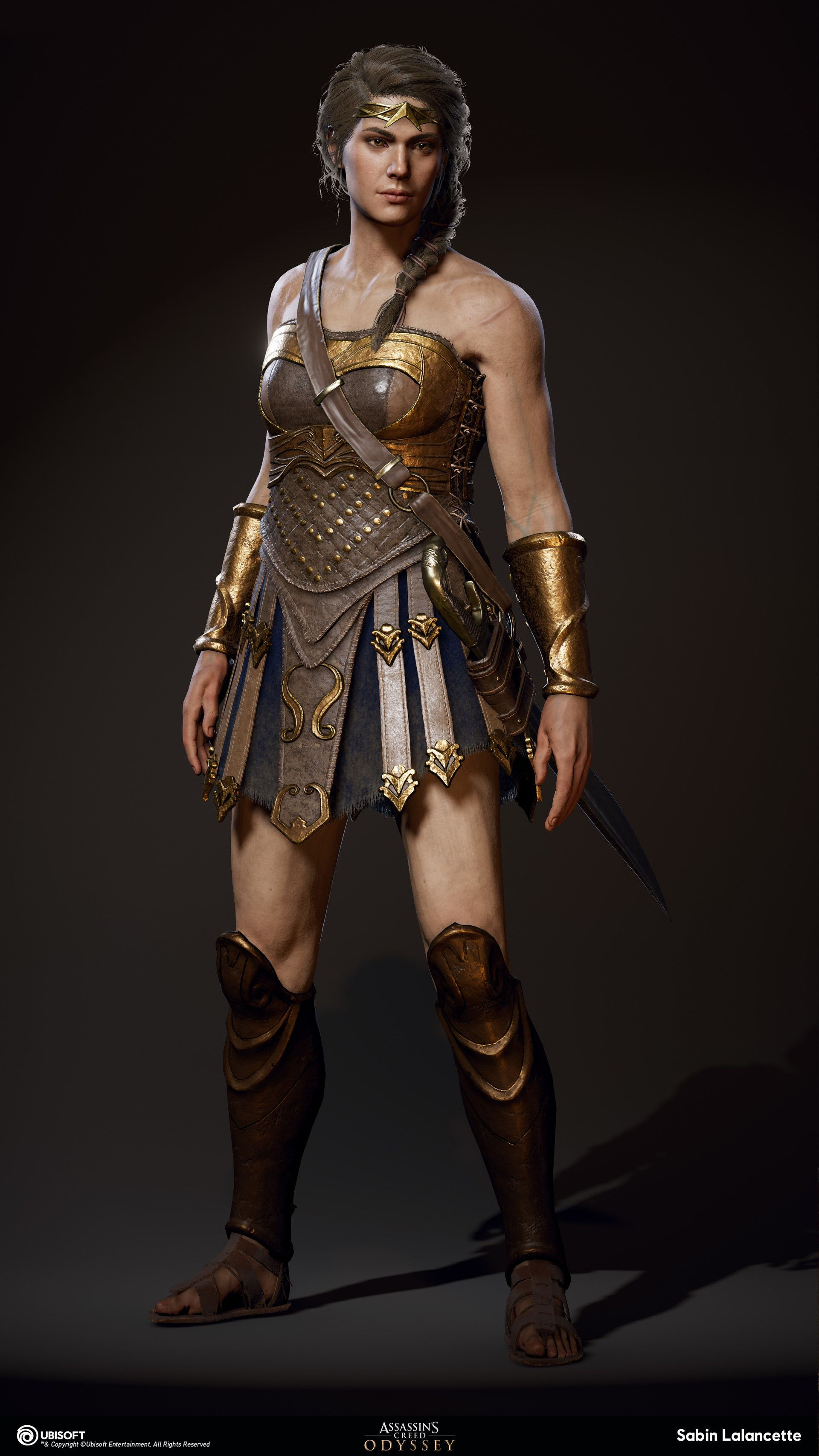 Wallpaper #DWdW85IBSpphPi3-jHVH132 Artstation Kassandra Outfit Amazon Sabin Lalancette Assassins