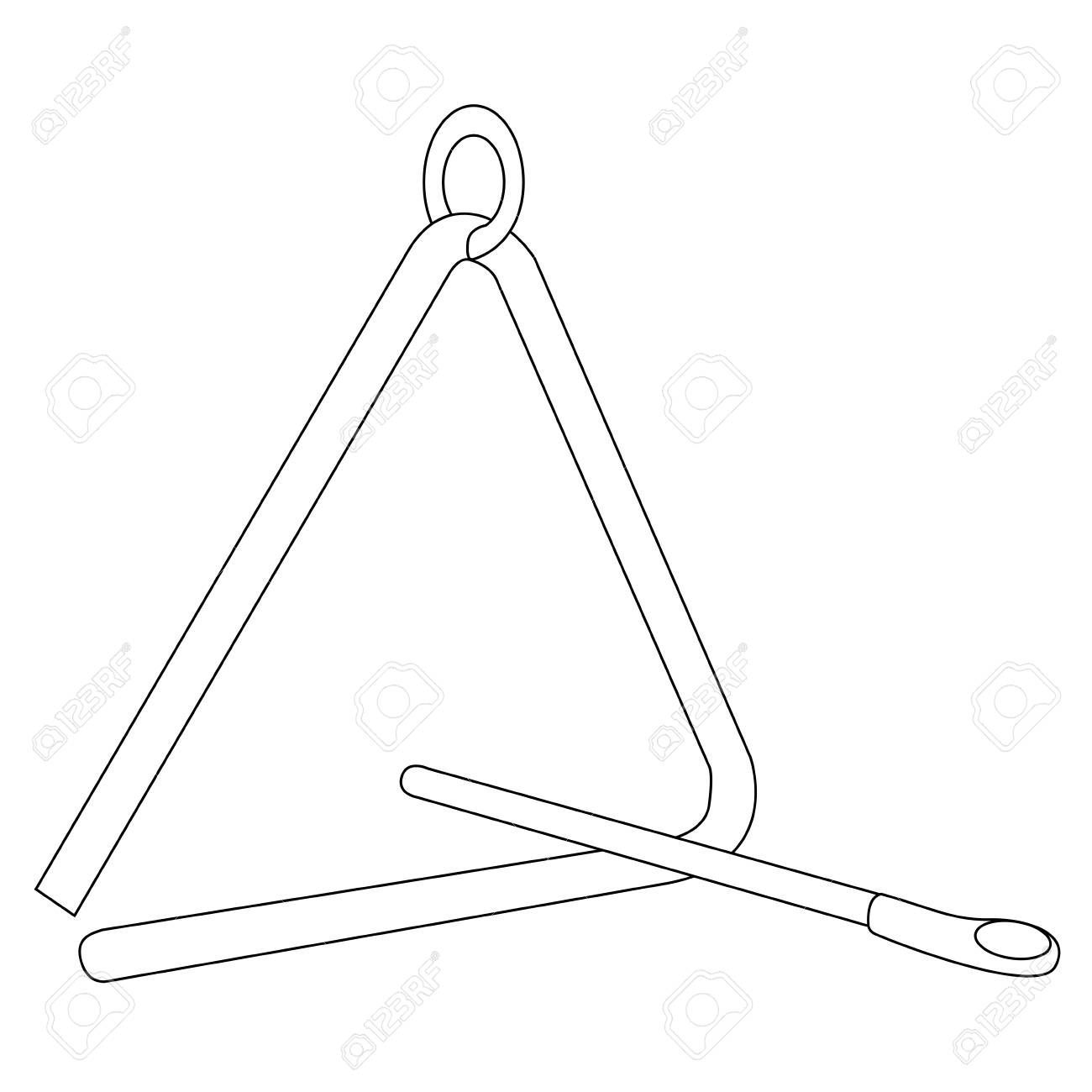 Wallpaper #5x2PLJMBlOZrFDOk38qJ231 Isolated Outline of a Triangle Instrument Vector Illustration Ad