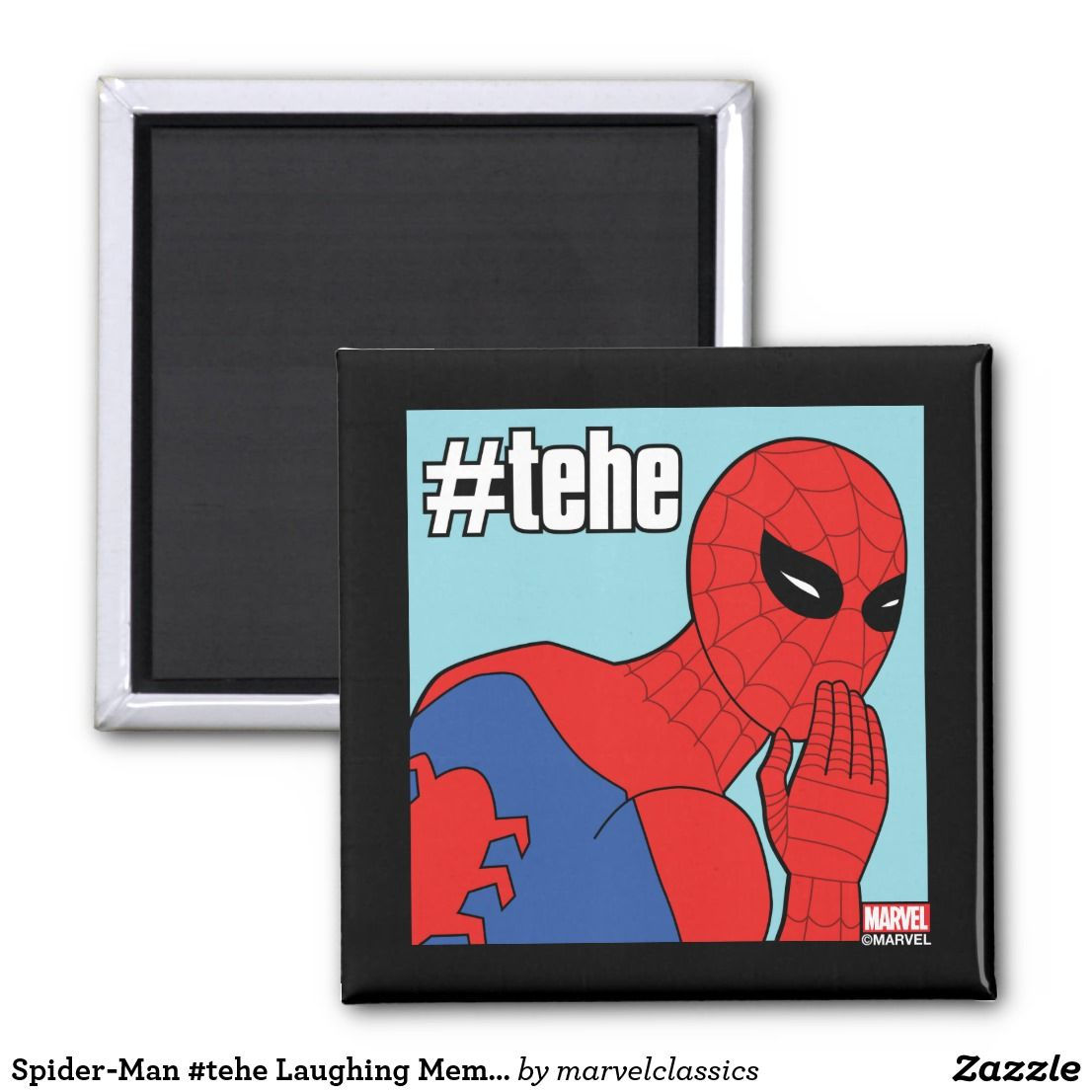 Wallpaper #1RkmDo8BtGB6xQ78yFiq27 Spider Man Tehe Laughing Meme Graphic Magnet Zazzlecom Spiderman