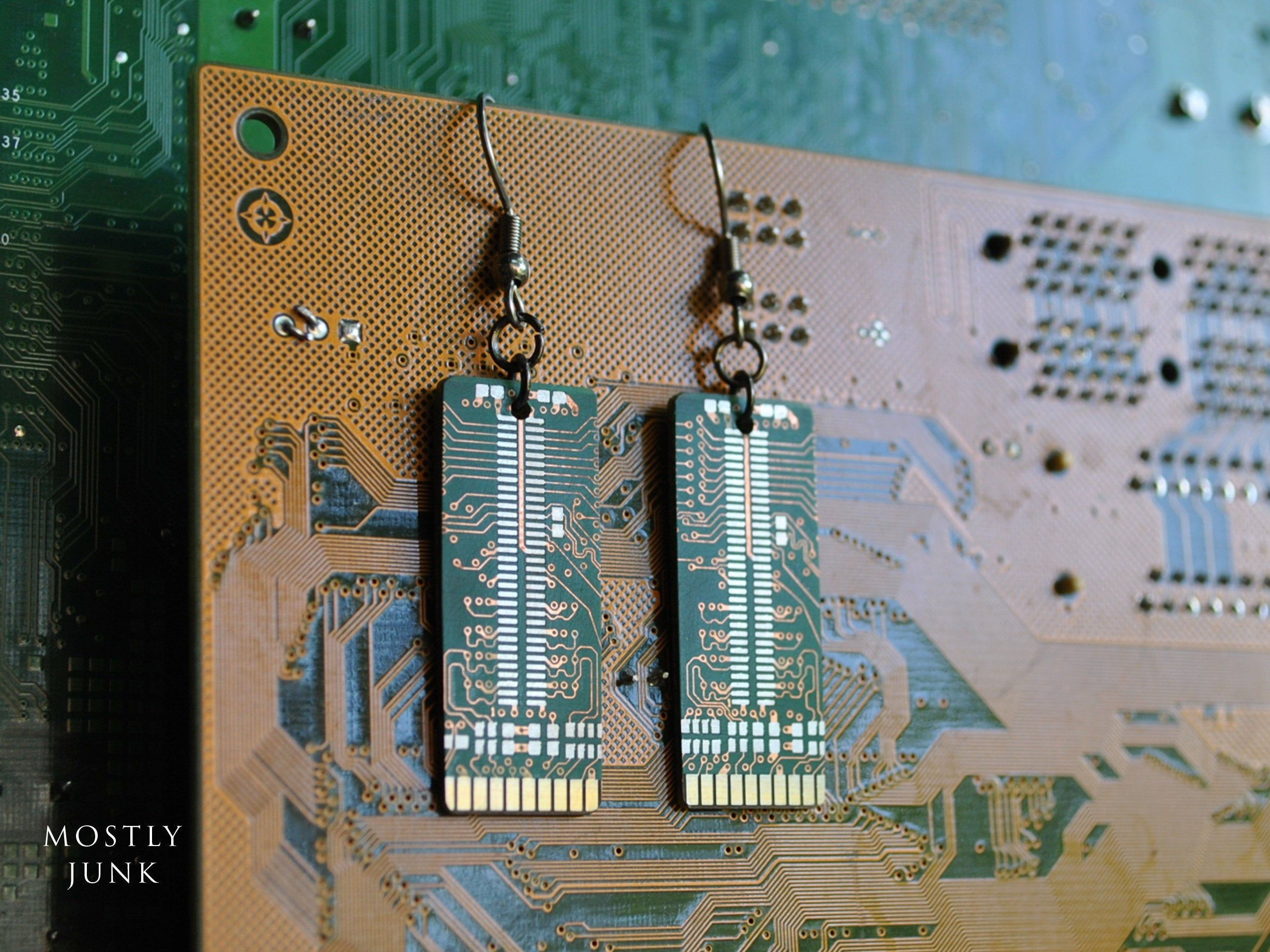 Wallpaper #QubWMpMBA7IOc3WmGhLe199 Cyberpunk Ram Earrings Repurposed Circuit Board Geek Jewelry Etsy