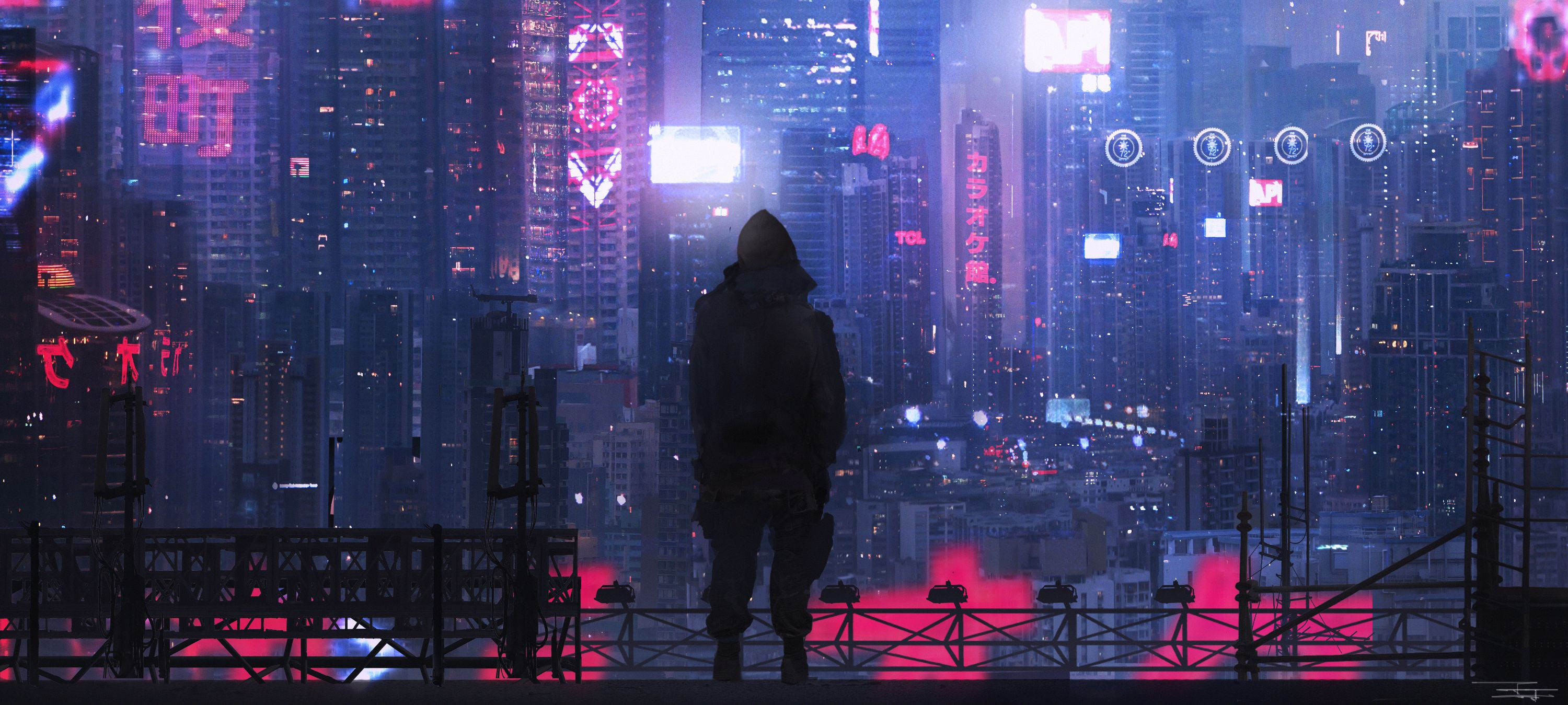 Wallpaper #FnSKwY4B_8f4nGFaRW6057 Cyberpunk Synthwave Wallpaper 4K