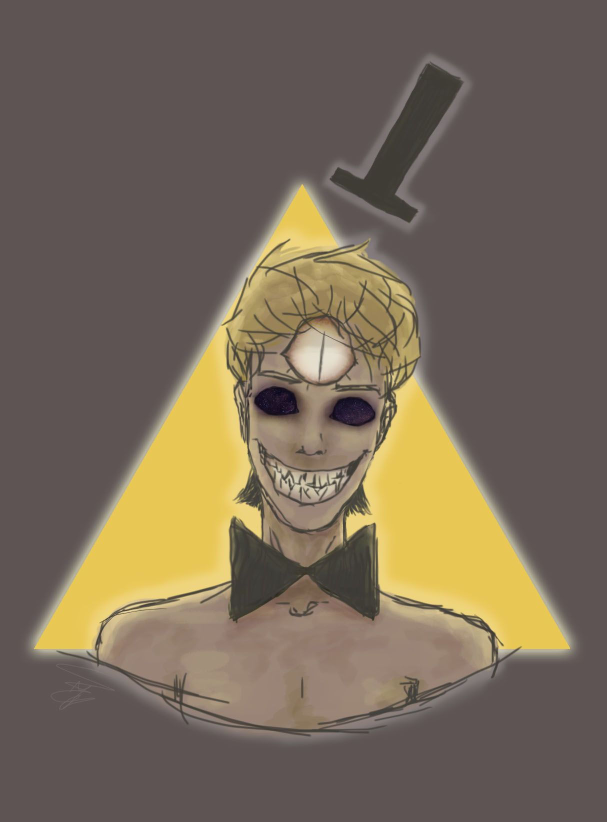 Wallpaper #yGeGApMBSpphPi3-qq-c150 Bill Cipher Human by Nika Nikol Graviti Folz Demony Anime