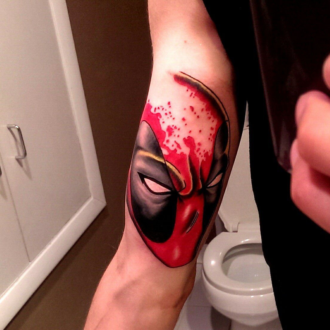 Wallpaper #9130c Marvel Tattoo Photo by Gus H Tattoo on Instagram Deadpool