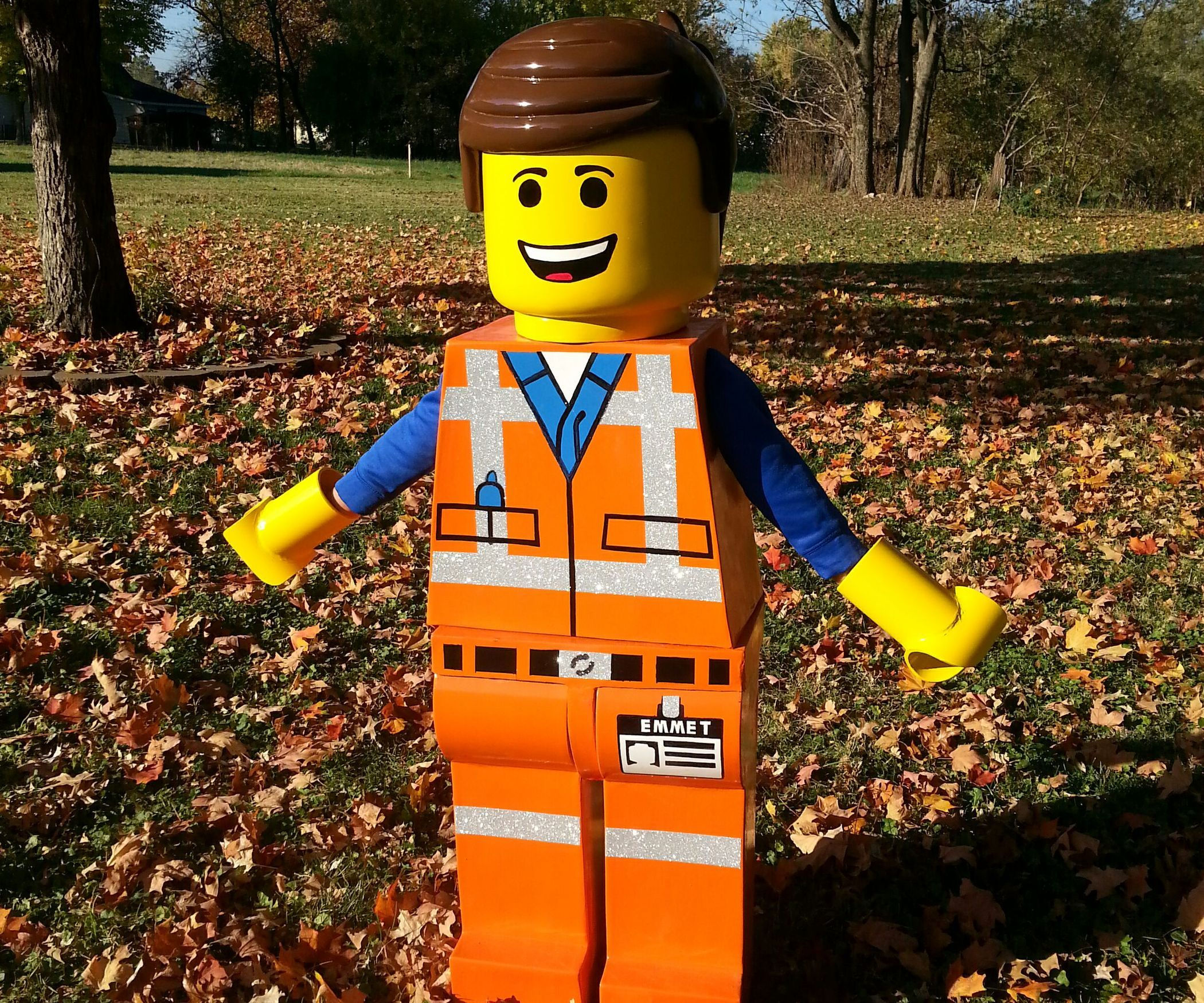 Wallpaper #_l7fMpMBborbLbczQF9715 Emmet Lego Figure Costume from Lego Movie Diy Costumes Kids Boys Diy