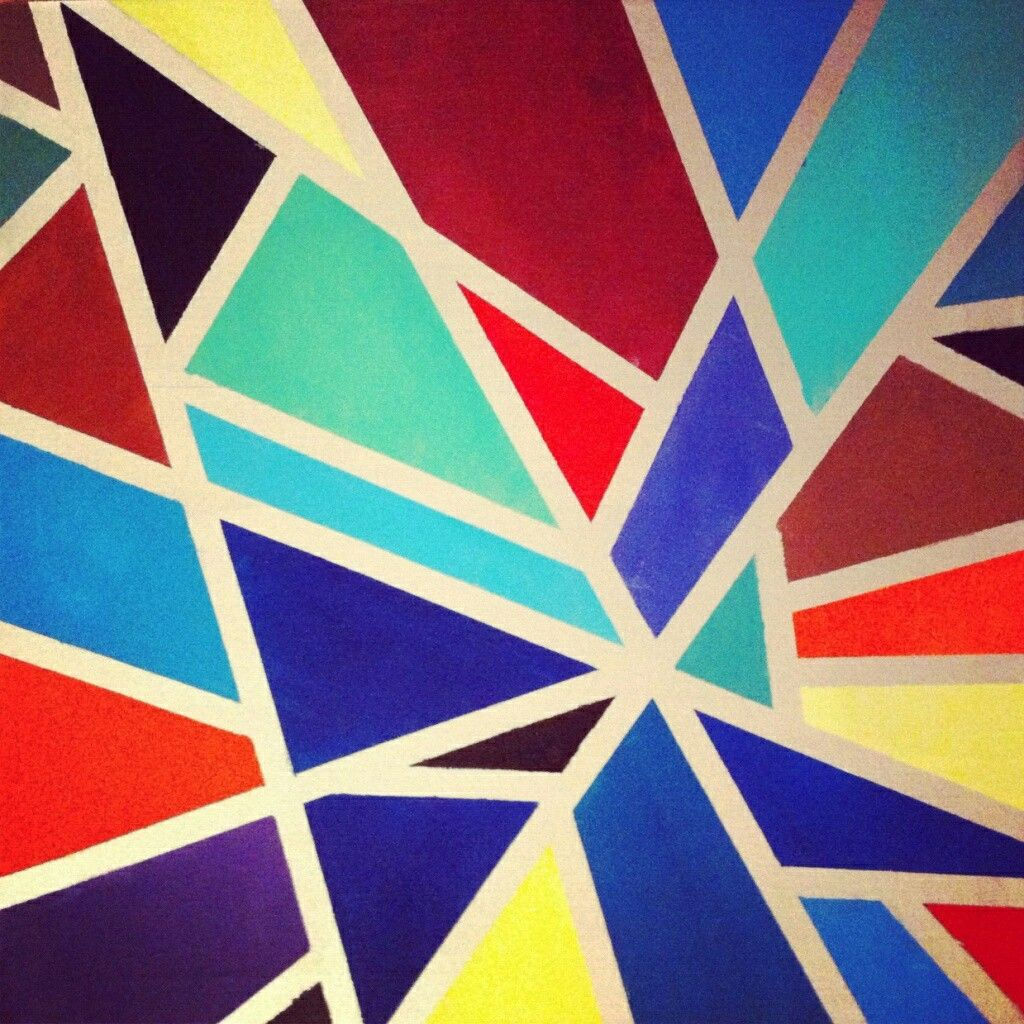 Wallpaper #cW2IapcBycdYOYFTHHEX168 Geometrische Vormen Geometric Painting Geometric Art Tape Painting