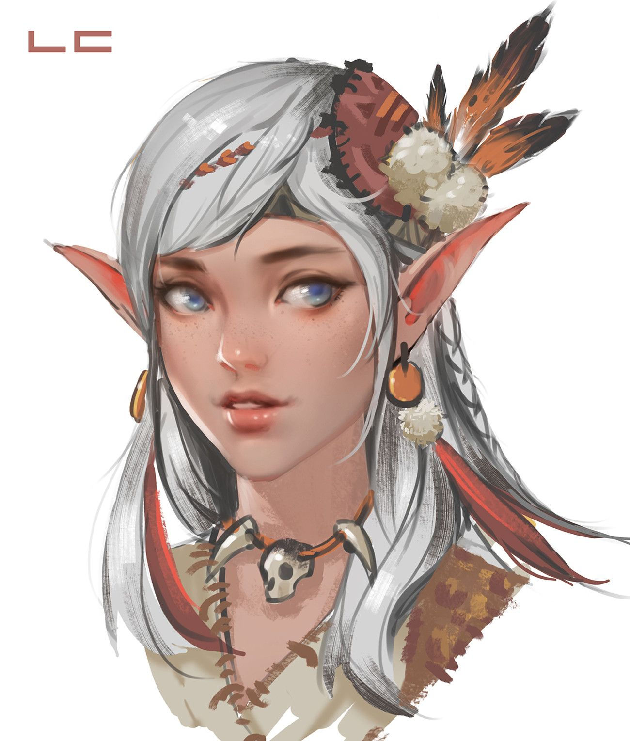 Wallpaper #FljiM5MBzN9vxX34CjrH2 Artstation 1 Domo Character Design Elf Art Elf Characters