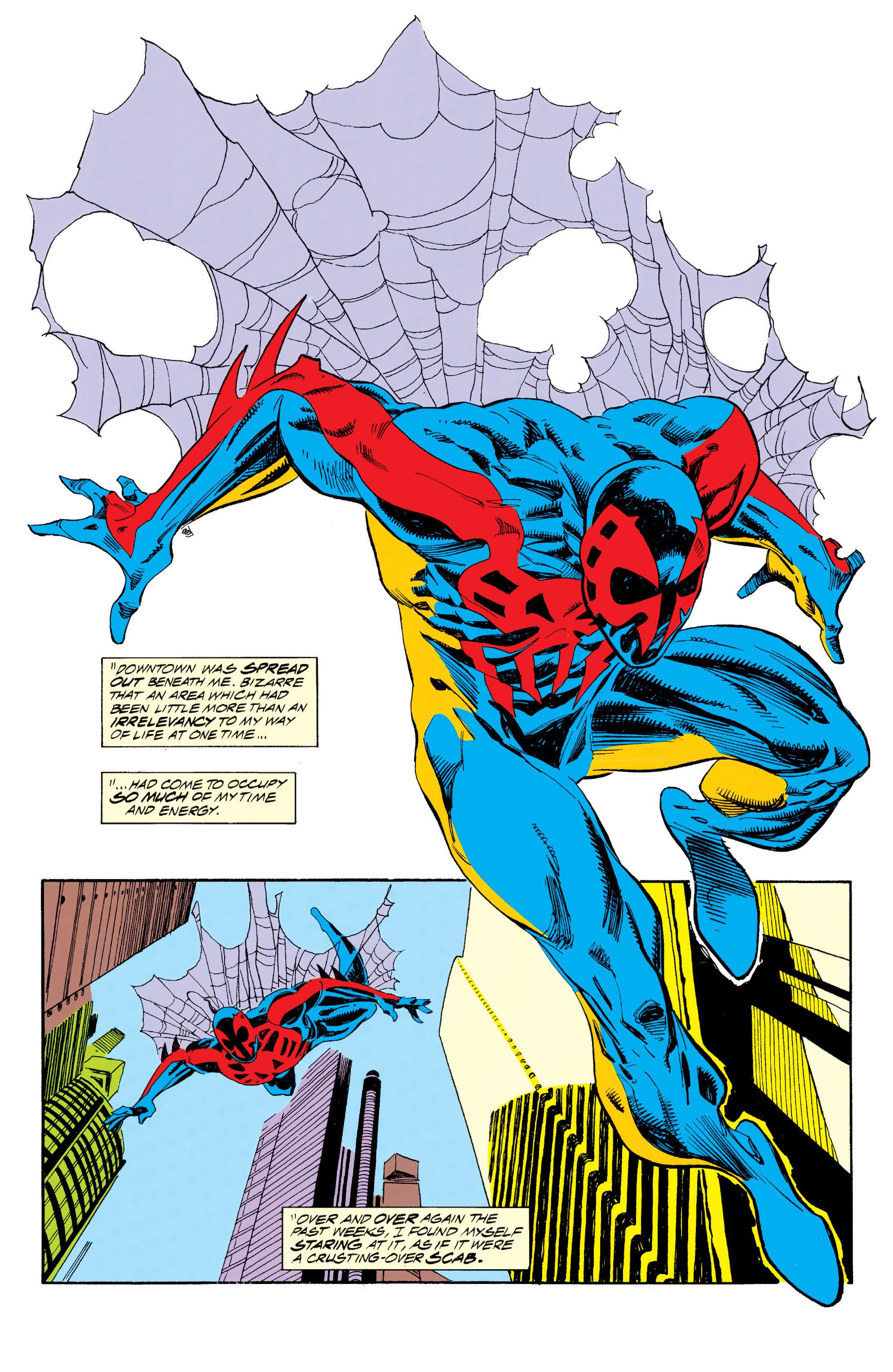 Wallpaper #pnRNxY4B_8f4nGFaHXA133 Spider Man 2099 Vol 1 17 Art by Rick Leonardi Al Williamson