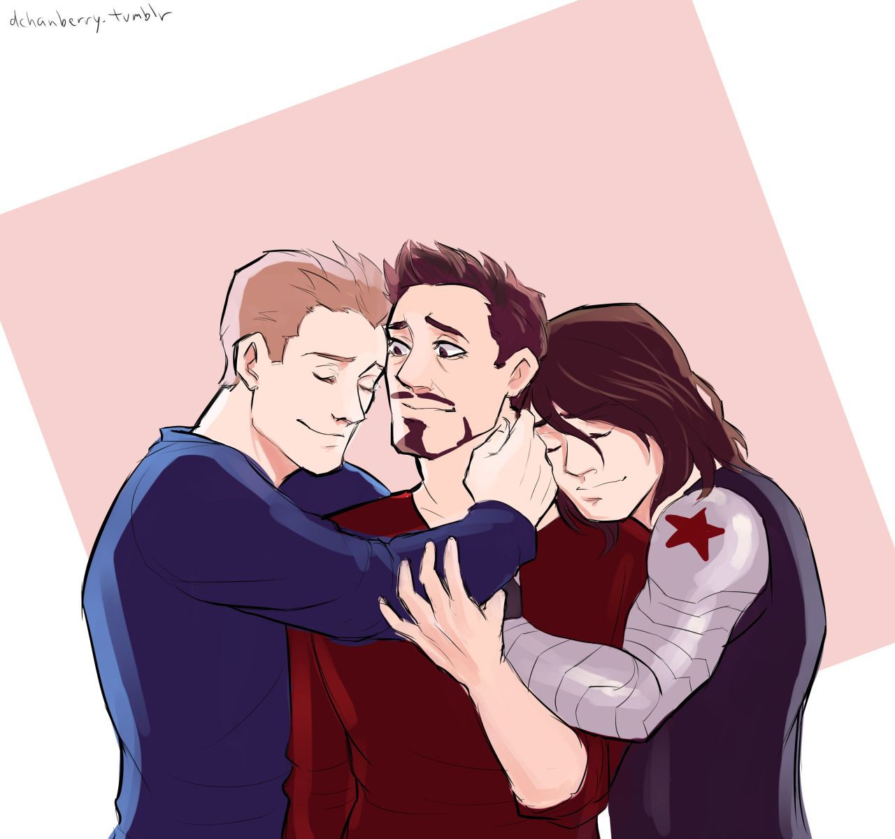 Wallpaper #-nQrw44B_8f4nGFaB28i9 Dchanberry Marvel Avengers Captain America and Bucky